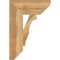 Ekena Millwork Balboa Slat Rough Sawn Bracket, Western Red Cedar, 6"W x 18"D x 26"H BKT06X18X26BOA06RWR - alternate 3